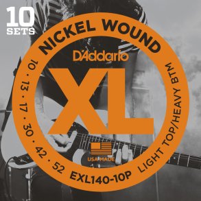 D'Addario EXL140-10P, 010 -052 (10-pack)